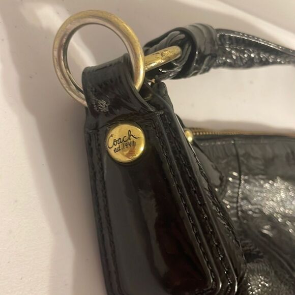 Coach G1076-16014 Kristen hobo blk liquid gloss - Picture 7 of 16